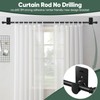ZNONOX Curtain Rods No Drilling for Windows 30 to 90