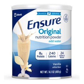 Polvo Nutritivo Ensure , Vainilla, 14 Onzas Paquete