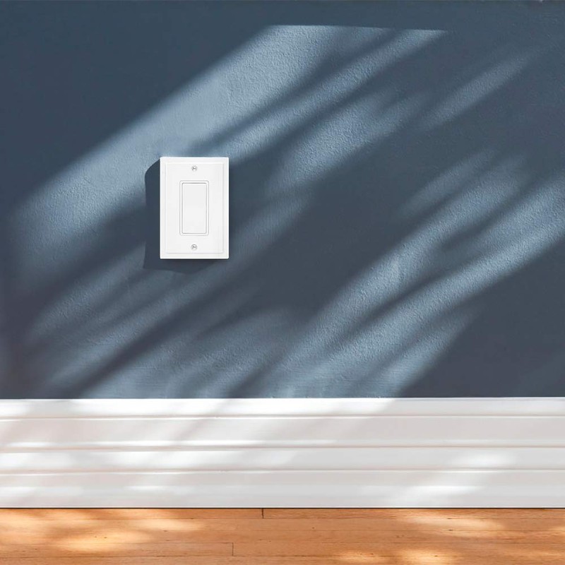 Modern Edge Decorative Wall Plate Switch Plate Outlet Cover, Durable