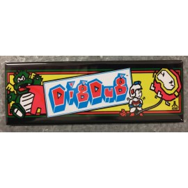 Dig Dug Arcade Game Marquee Fridge Magnet
