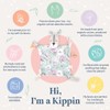 Kippins Organic Cotton Cuddle Blankie Comforter, Wolfie the Wolf