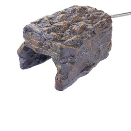 Reptile Heating Cave, 12V USB Heated Rock Hide, 5.9 x 3.74 x 2.8 inch, Safe Basking Platform for Lizards, Geckos, Snakes