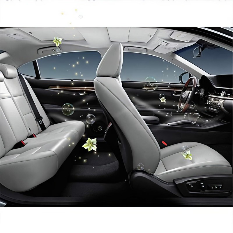 MASO Auto-Lufterfrischer, Auto-Duftdiffusor, Lüftungsschlitz-Clip, Reiniger für Büro, Zimmer, Reisen, Rot