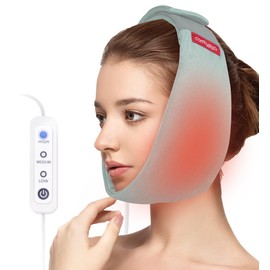 comfheat Cuscinetto riscaldante per il viso per alleviare il dolore TMJ, fascia riscaldata USB per mascelle, recupero dei denti del giudizio, 3 impostazioni di calore regolabili, riduce i sintomi