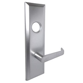 Em-D-Kay #3027RDC Escutcheon Plate 2-3/4" x 10" Lever Handle and Cylinder Hole 26D Finish Right Hand