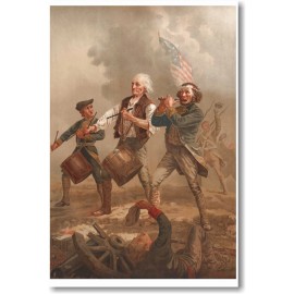 Yankee Doodle - Revolutionary War Fife & Drum - New US History Print POSTER