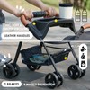 Zoosky 3 in 1 Pet Stroller with Removable Carrier, Folding