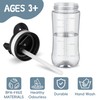 Edmyre Kids Clear Water Bottle 14oz Flip with Straw Carry