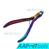AAPROTOOLS Titanium COADED Cuticle NIPPERS Rainbow Color A+ Quality
