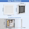 Fancat Access Panel with Vent for Drywall, 10x10 Inch Wall