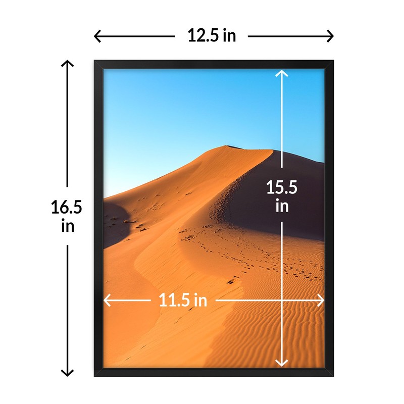 LaVie Home 12x16 Picture Frame for Wall Display, 12x16 Black