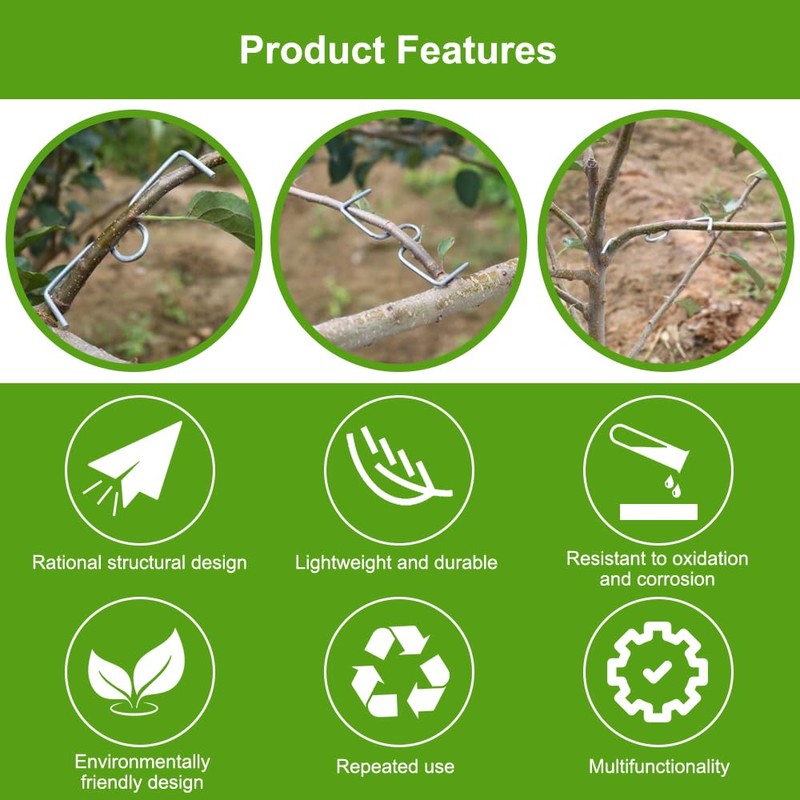 Pack of 25 Branch Separators for Fruit Trees, M-Shaped Branch