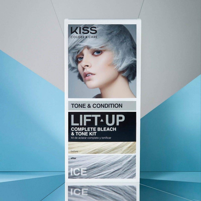 KISS Lift Up Complete Hair Bleach Kit with Revitalizing Plex