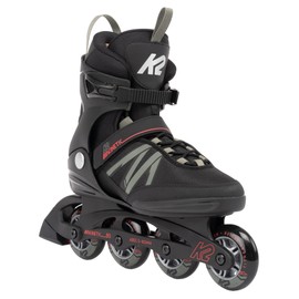 K2 Kinetic 80 Men's Inline Skates - Black/Gray, 7.5