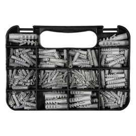 YATO Universal Expansion Dowels - Multisuperificie|Heavy duty, effective and durable material | 4 x 20 mm, 5 x 25 mm, 6 x 30 mm, 7 x 35 mm, 8 x 40 mm. , 0.3 94 x 45 mm, 12 x 60 mm.