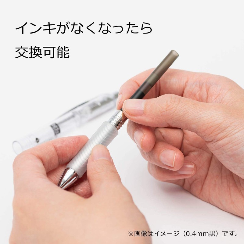 Pentel XBLN74TL-A Gel Ink Ballpoint Pen, ENERGEL IN FREE 0.4