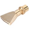 Brass Narrow Fan Jet Water Fountain Nozzle Spray Head Adjustable