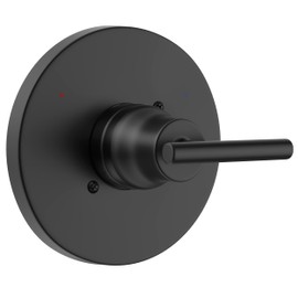 Replacement for Delta Trinsic 14 Series Single-Function Black Shower Valve Trim Kit, Shower Handle, Matte Black Shower Trim Kit T14059-BL (Cartridge and Valve Not Included)