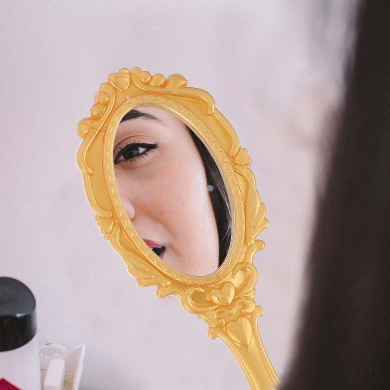 Vanity Set Comb Brush Mirror: Hand Mirror Comb Set Brush,