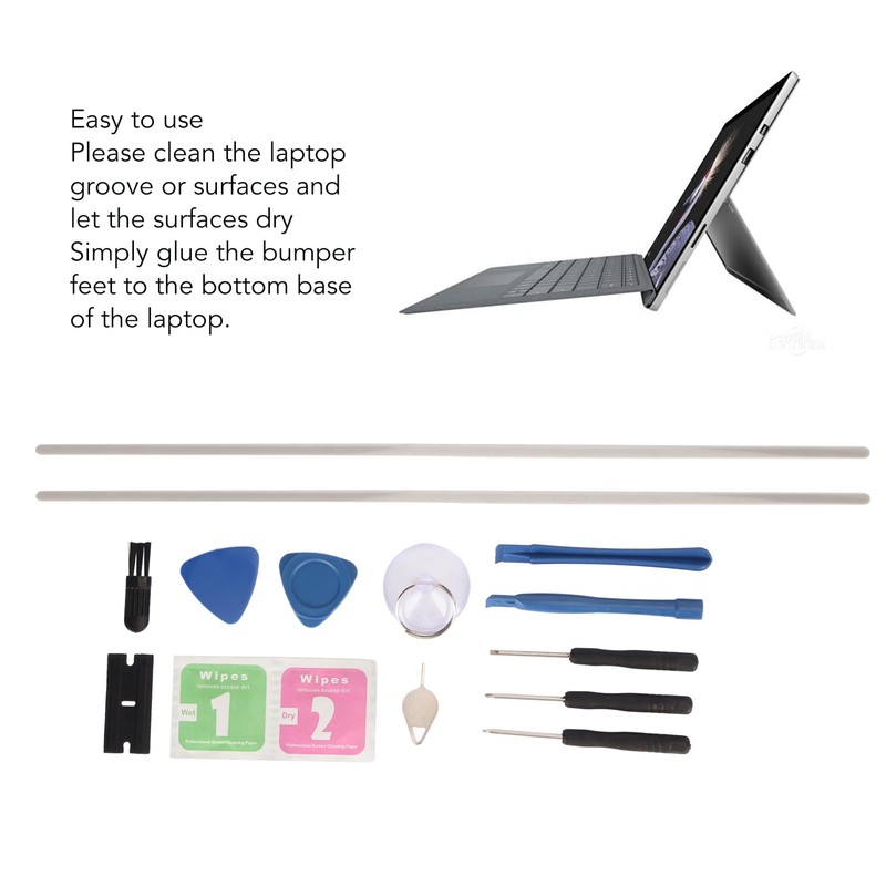 2pcs Bumper Foot Strips for Book Laptop 1, 2 or