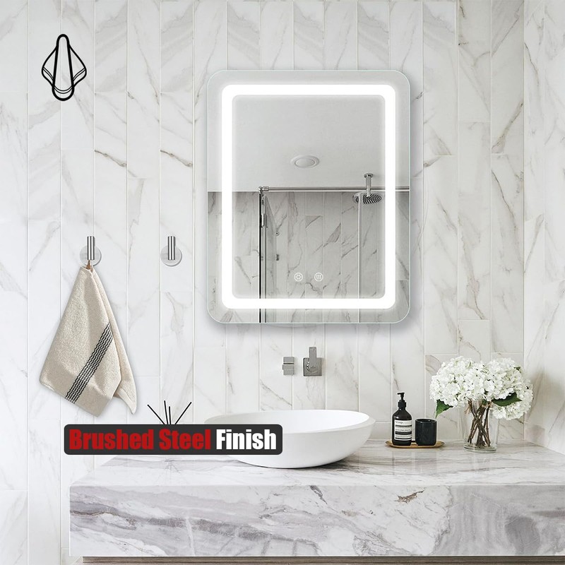 JQK Self Adhesive Towel Hook Brushed, No Drill Stick on