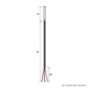 iOVEO 035HP01310 PT100 3-Conductor Temperature Sensor / Temperature Probe with