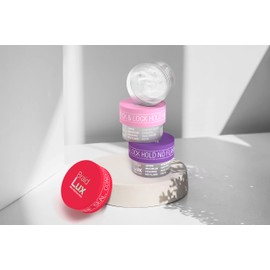 Lux Collection Edge Lux Edge Control Wax 48 Hour Maximum Hold No Flaking Natural Ingredients Scented Conditioning Styling Hair Gel Tamer (10.5 Ounce (Pack of 1), Peppermint)