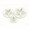 11294 Calyx Cutters Set Of 3 White Plastic 16 x