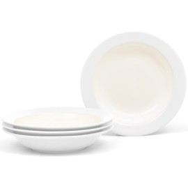 Noritake Colorwave Bowl, Pasta/Rim Soup, 8 1/2", 20 oz, Set of 4 in White.,
