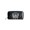 Banned Skeleton Butterfly Purse, black, Streetwear