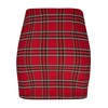 Urban Classics Women's Short Checker Skirt Dress, Multicoloured (Red/Blk 00200)