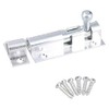 2" Aluminium Door Bolt Security Shed Bathroom Door Slide Dead