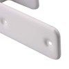 Mxfans 4Pcs White Bunk Bed Ladder Hook Heavy Duty Angled