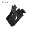 sourcing map 20pcs Cabinet Shelf Clips Metal Adjustable Shelf Bracket