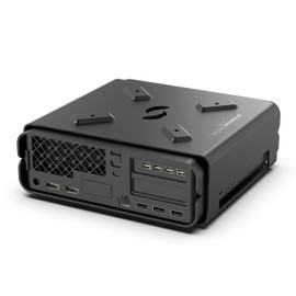 HumanCentric Dual VESA Sleeve Compatible with HP Z2 G9 Mini PC, VESA Mount Between a Monitor Arm and a Monitor, Under Desk or on a Wall, Z2 G9 Mini PC Mount Bracket