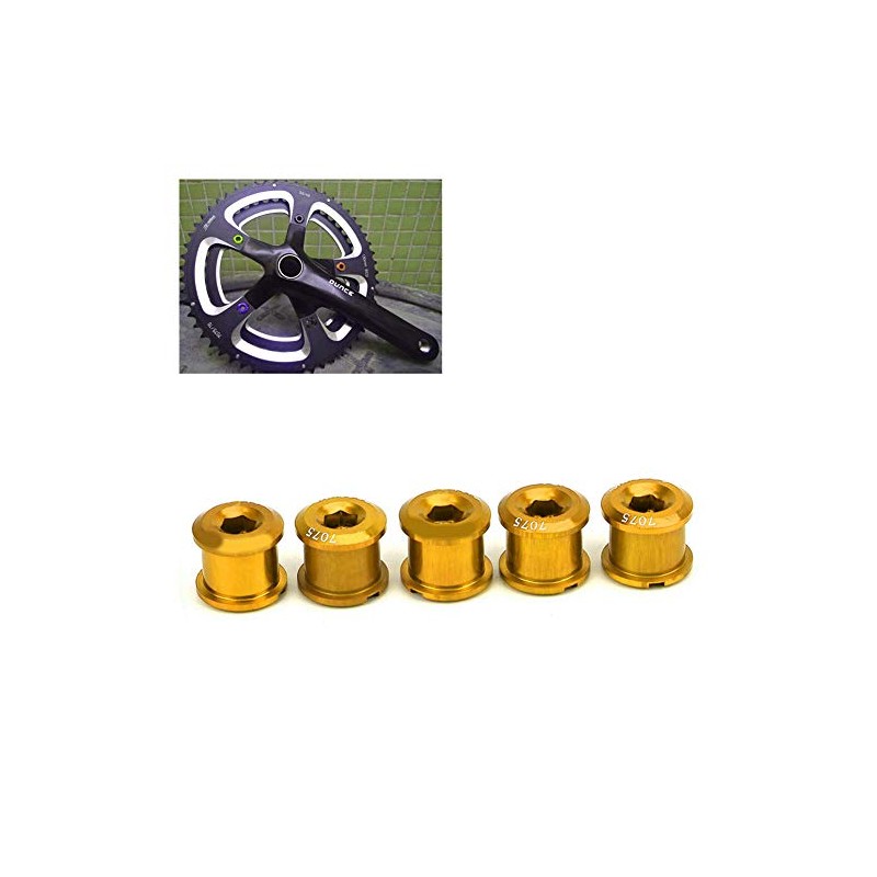 VGEBY Chain Wheel Bolt 5 Pieces 7 mm Ultralight Bicycle