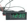 Riloer Car Temperature Clock, Car Clock 12V 3 in 1
