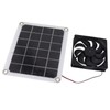 10W Solar Panel Exhaust Fan Waterproof Solar Powered Attic Ventilator