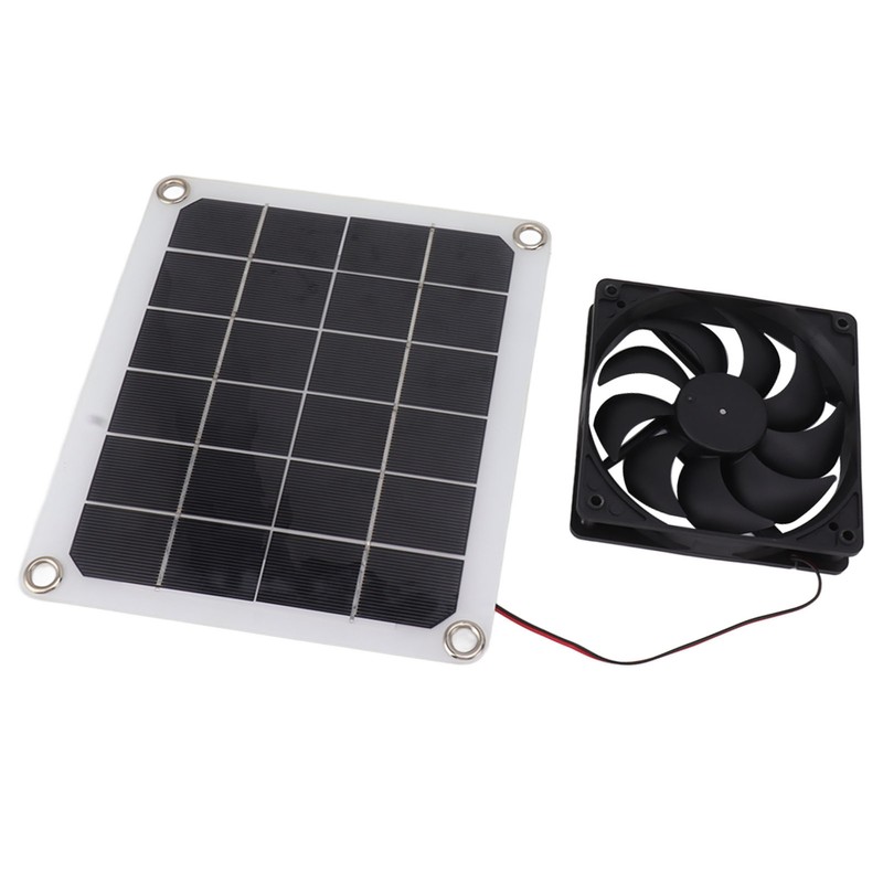 10W Solar Panel Exhaust Fan Waterproof Solar Powered Attic Ventilator