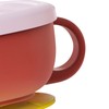 Toddler Suction Cup Bowls with Lids Prevent Falling Stainless Steel