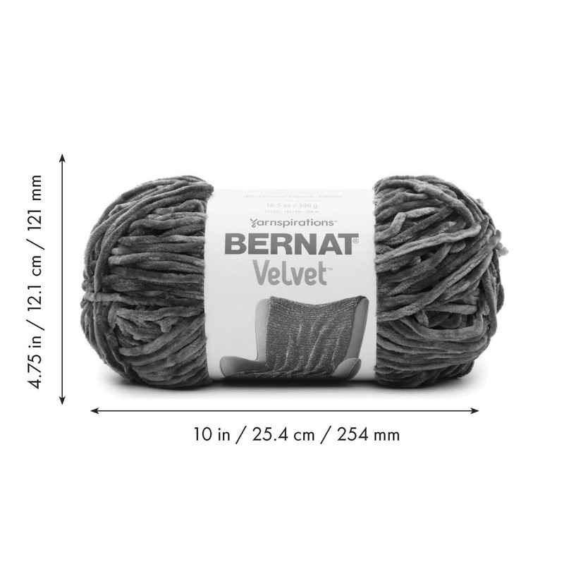 Bernat Velvet Mocha - 2 paquetes de 300 g/10.5 oz