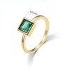 Ladies 9 Carat Gold on 925 Sterling Silver Princess Cut