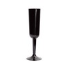 Plastic Champagne Flutes - 7 Oz | Black | 4