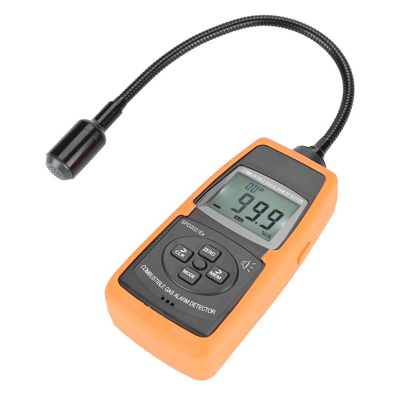 SPD202/EX Digital Combustible Gas Detector Natural LPG Coal Alarm Tester