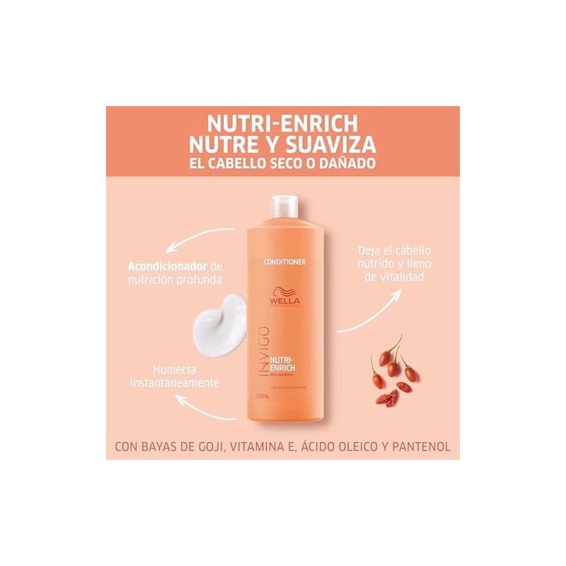 Wella Professionals Invigo Nutri-Enrich Acondicionador Nutrición Profunda con Bayas de