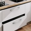 Amerdeco 10 Pack Brushed Satin Nickel Cabinet Pulls 3-3/4 Inch(96mm)