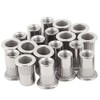 20pcs 3/8-16 Rivet Nuts Stainless Steel Threaded Rivet Insert Nuts