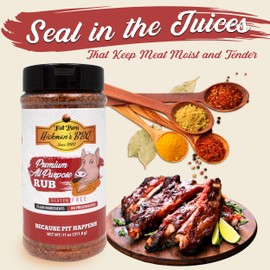 Fat Boy Hickman's BBQ Premium All Purpose Rub, 11 Ounce
