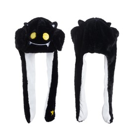 hoyuwak Plush Bat Hat Ear Moving Jumping y2k Beanie Party Accessories for Boys Girls Women Men Costume