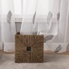 MIULEE Living Room Curtains, Transparent, Beautiful Grey and White Leaves